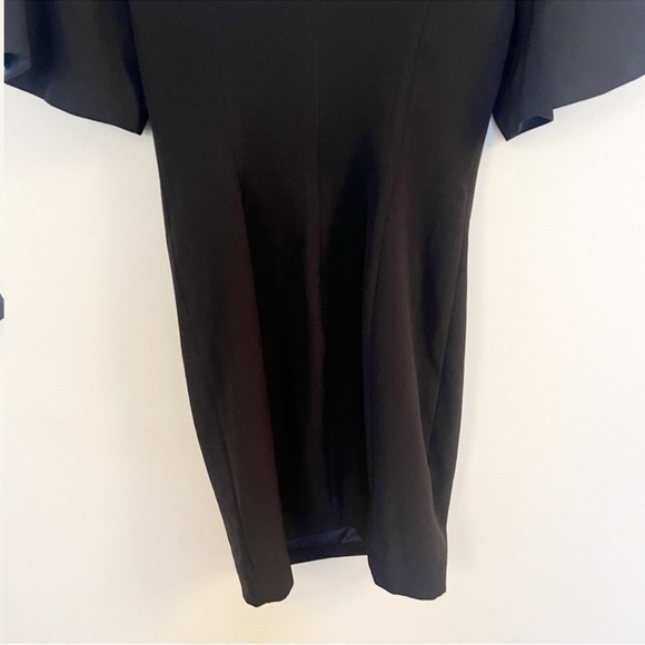 JAY X JAYGODFREY Women's Bardot Cutout Cocktail Dress Short Sleeve Black Size 8 - Picture 8 of 10